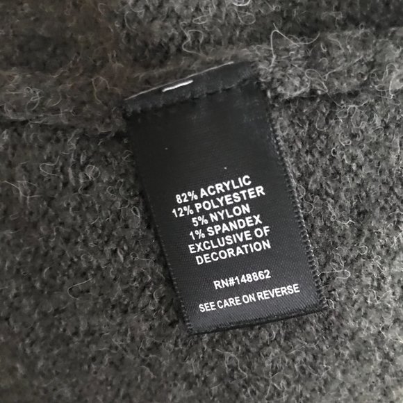 Torrid Grey Long Line Sequin Duster Cardigan Size 4 - Picture 6 of 7